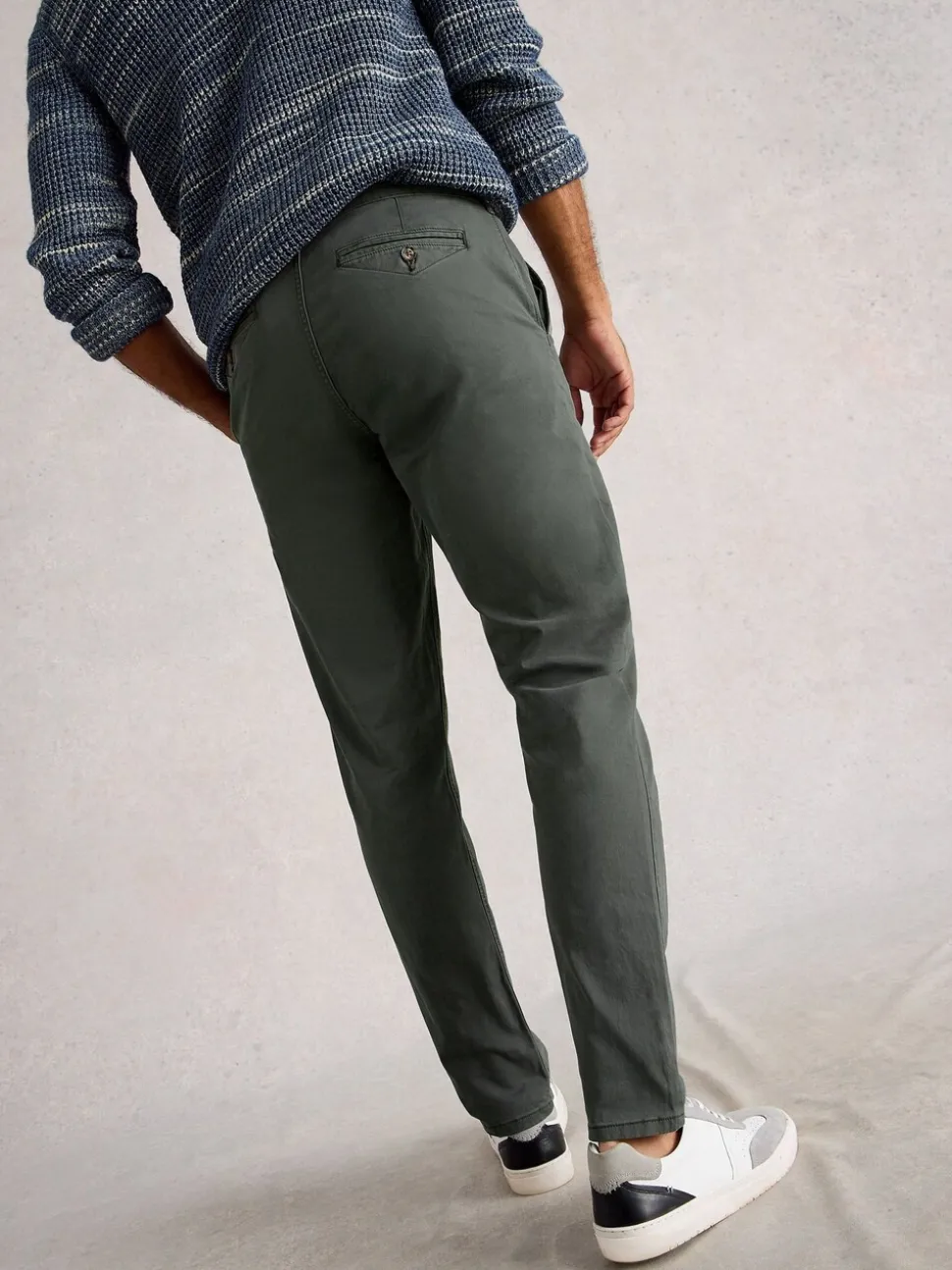 White Stuff Grey Sutton Chino Trousers