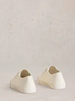 White Stuff White Peter Plimsoll Trainers