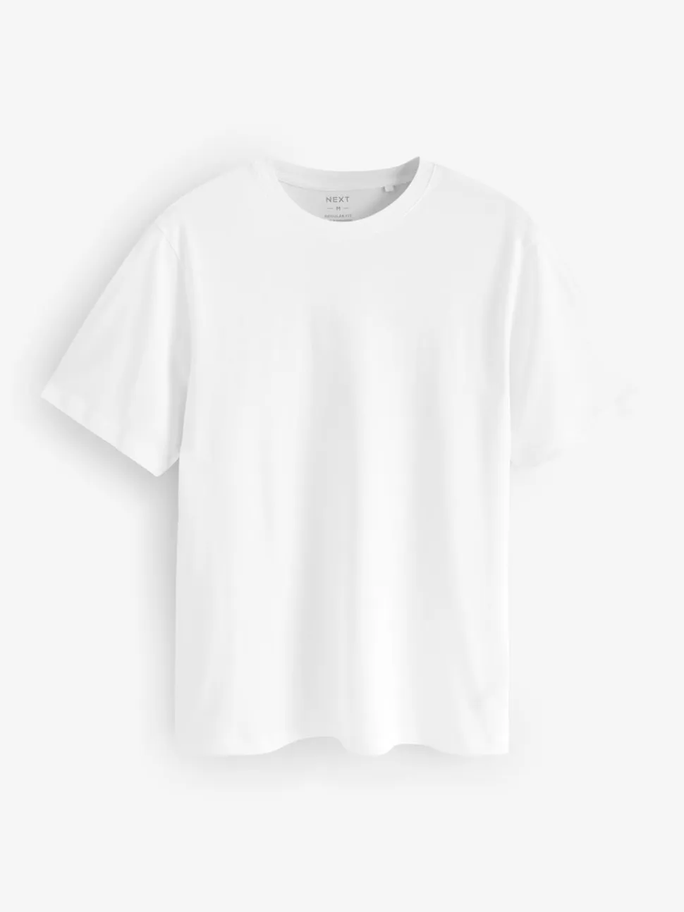 White/Black/Navy Regular Fit Essential Cotton T-Shirts 6 Pack