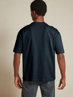 White/Black/Navy Relaxed Fit Heavyweight T-Shirts 3 Pack