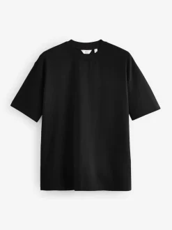 White/Black/Navy Relaxed Fit Heavyweight T-Shirts 3 Pack