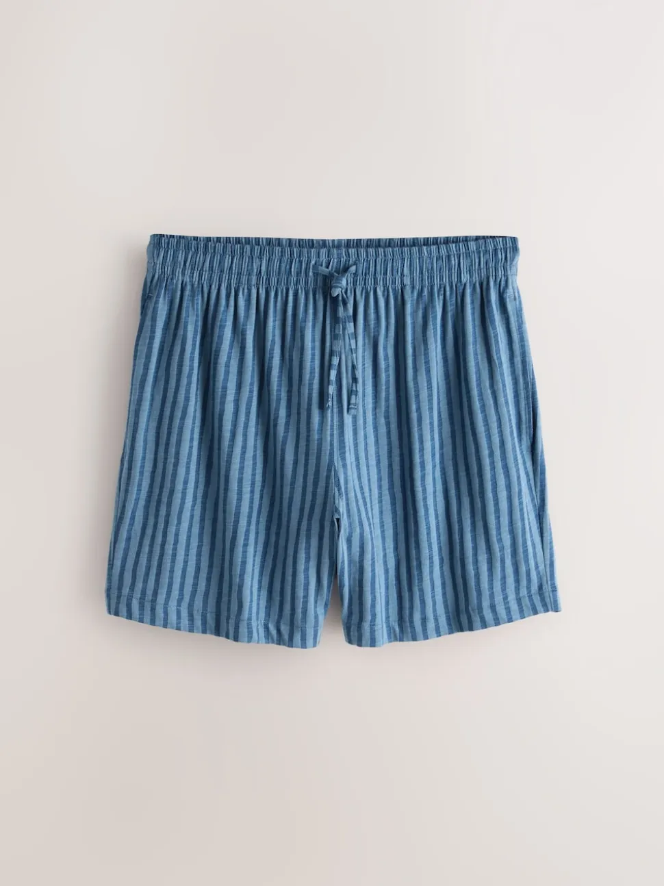 White/Blue Graphic Short Sleeve Jersey Pyjamas Set