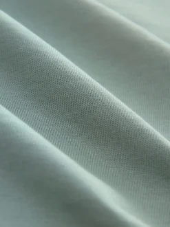 White/Green/Neutral Relaxed Fit Graphic Print Heavyweight T-Shirt