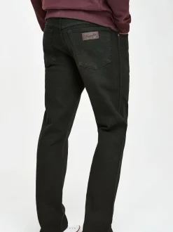 Wrangler Black Straight Fit Texas Authentic Jeans