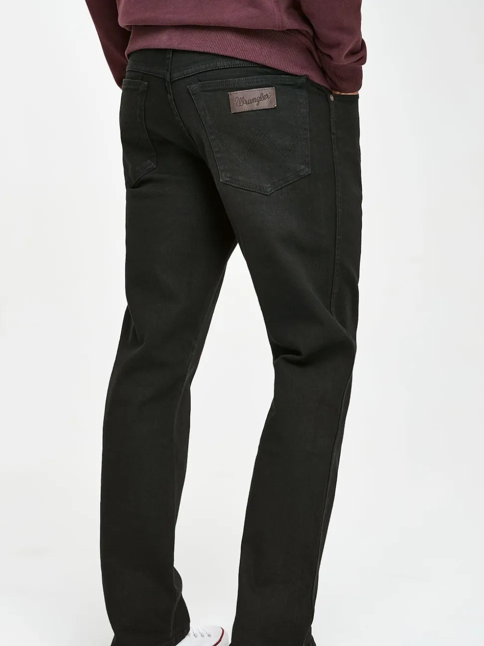 Wrangler Black Straight Fit Texas Authentic Jeans