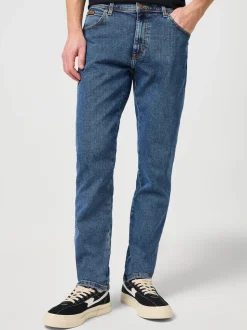 Wrangler Mid Blue Denim Slim Fit Texas Jeans