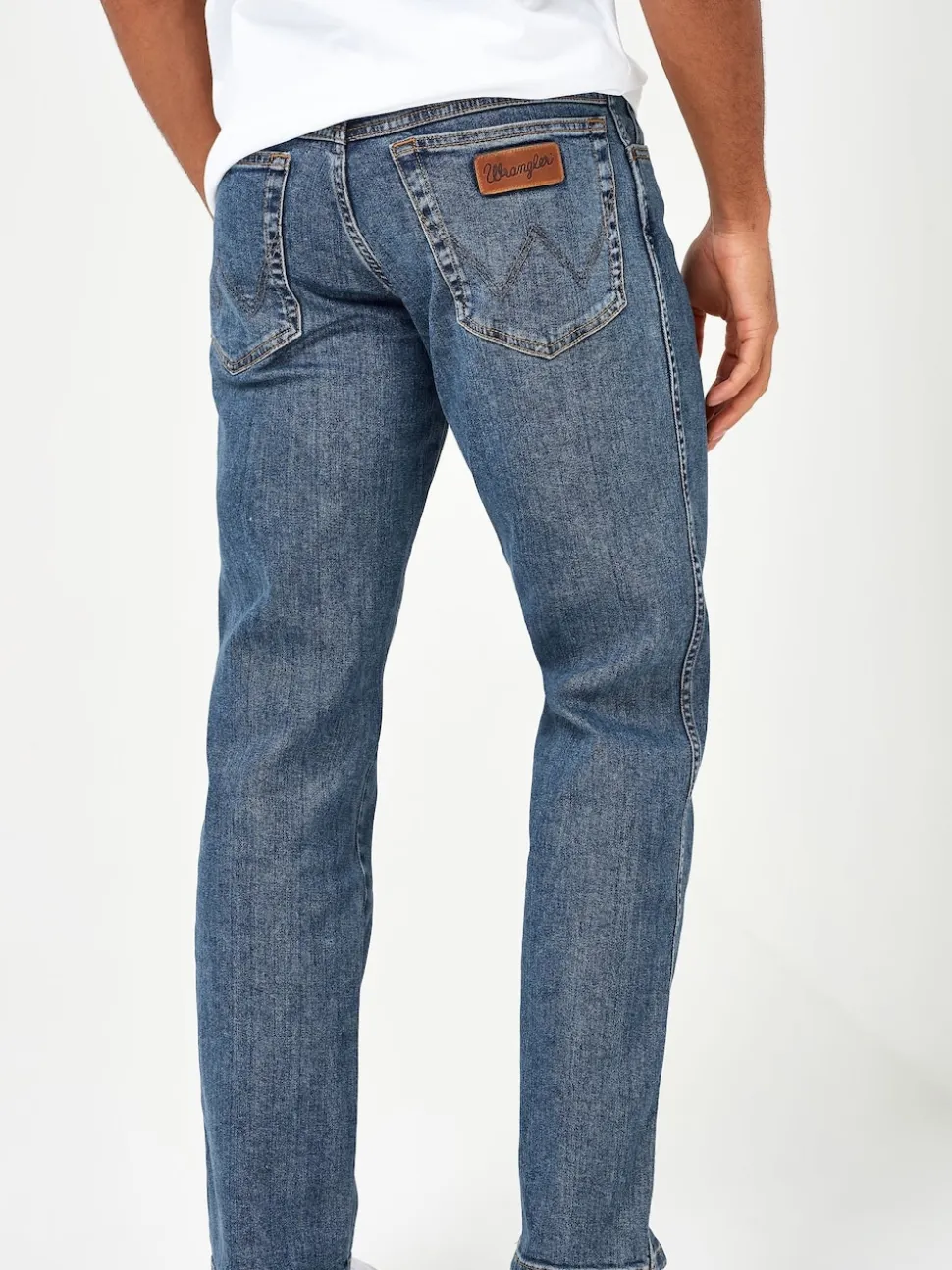 Wrangler Mid Wash Straight Fit Texas Authentic Jeans