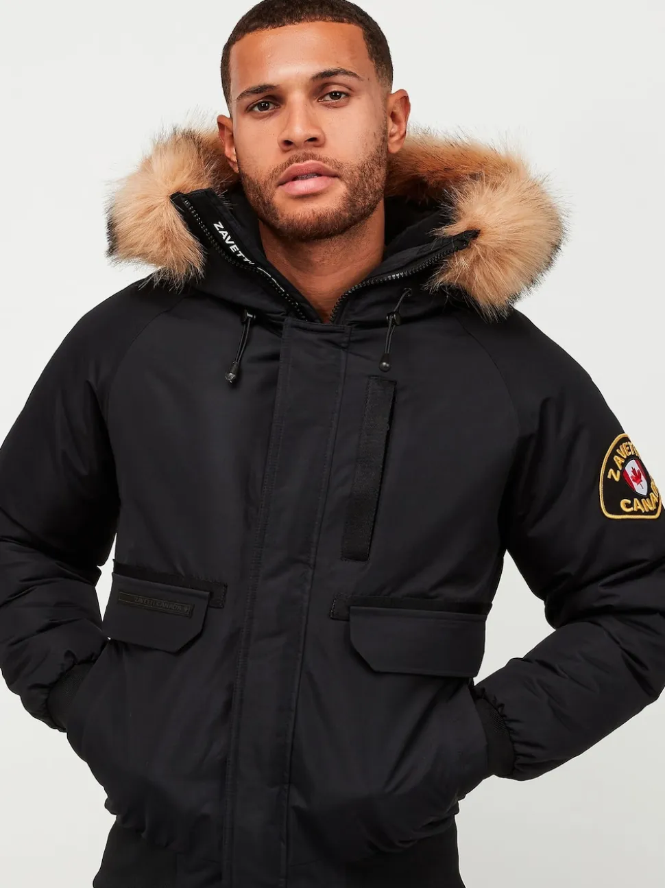 Zavetti Canada Mens Abelli 2.0 Hooded Bomber Jacket