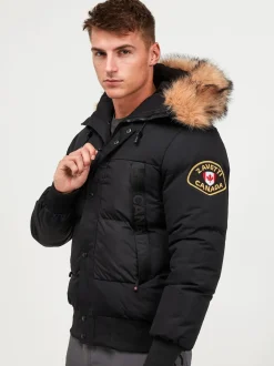 Zavetti Canada Mens Aylmer Bomber Parka Jacket